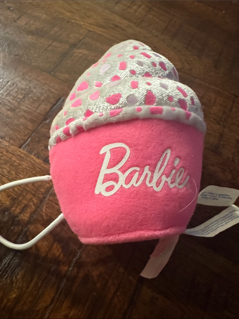 Barbie Pink and White Plush Ice Cream for Build a Bear stuffed characters